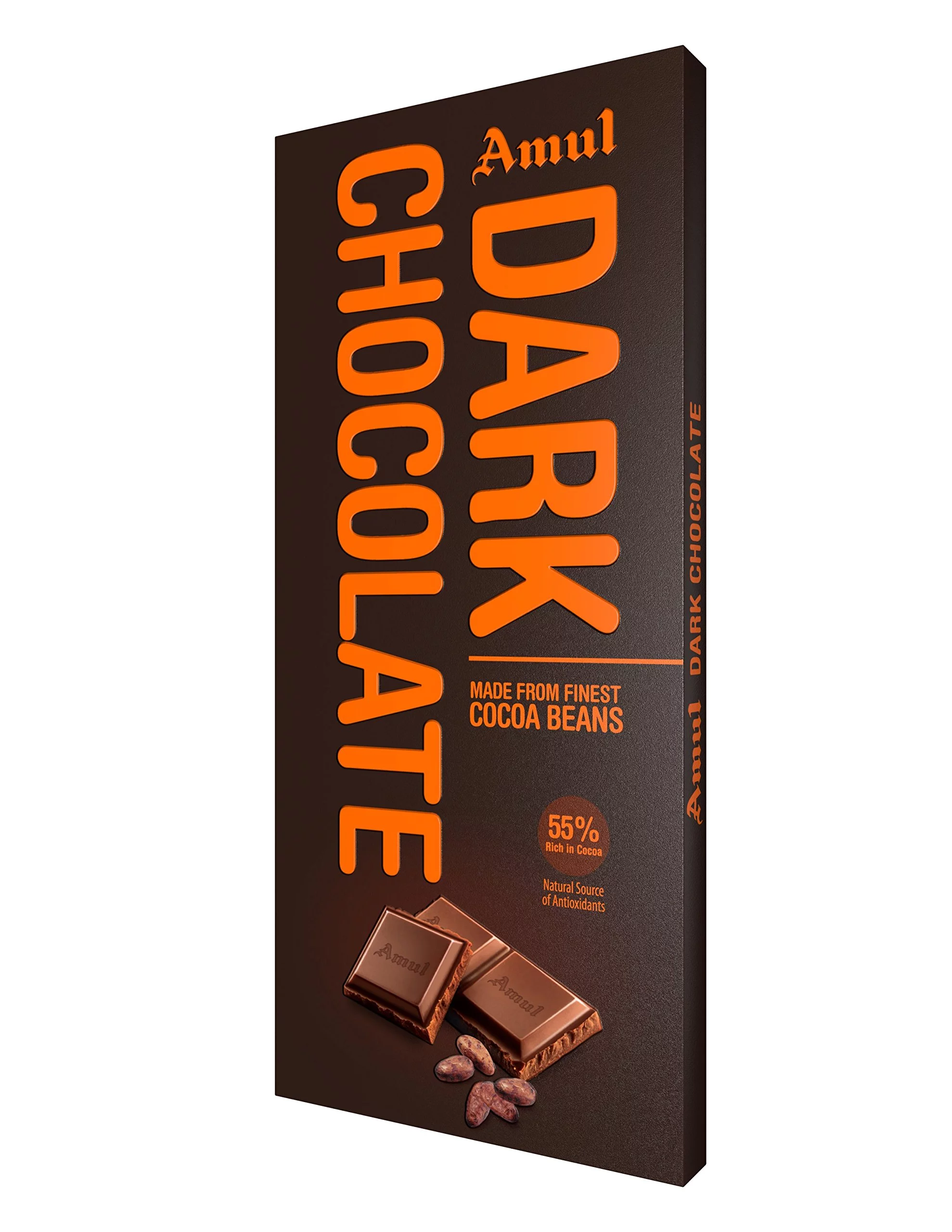  Amul dark chocolate made from finest cocoa beans 55%ruch in cocoa NXTGEN SUPERMARKET SHOP NO 5A ZEONBUILDING BHAKTI PARKWADALA EAST MUMBAI