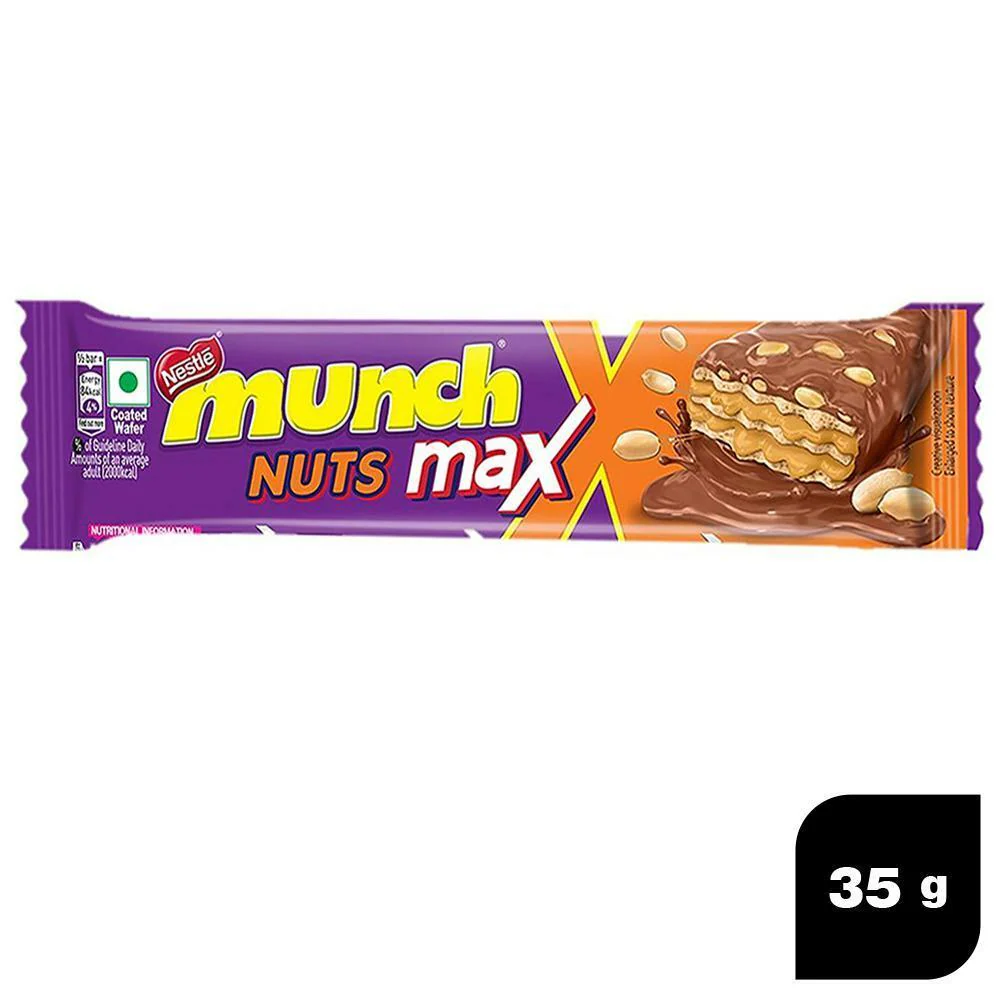  Nastle munch nut max NXTGEN SUPERMARKET SHOP NO 5A ZEONBUILDING BHAKTI PARKWADALA EAST MUMBAI