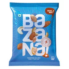  BAZANA ROASTED SALTED PARTY TRAIL MIX 51G NXTGEN SUPERMARKET SHOP NO 5A ZEONBUILDING BHAKTI PARKWADALA EAST MUMBAI