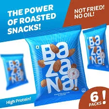  BAZANA ROASTED SALTED ALMONDS 35G NXTGEN SUPERMARKET SHOP NO 5A ZEONBUILDING BHAKTI PARKWADALA EAST MUMBAI