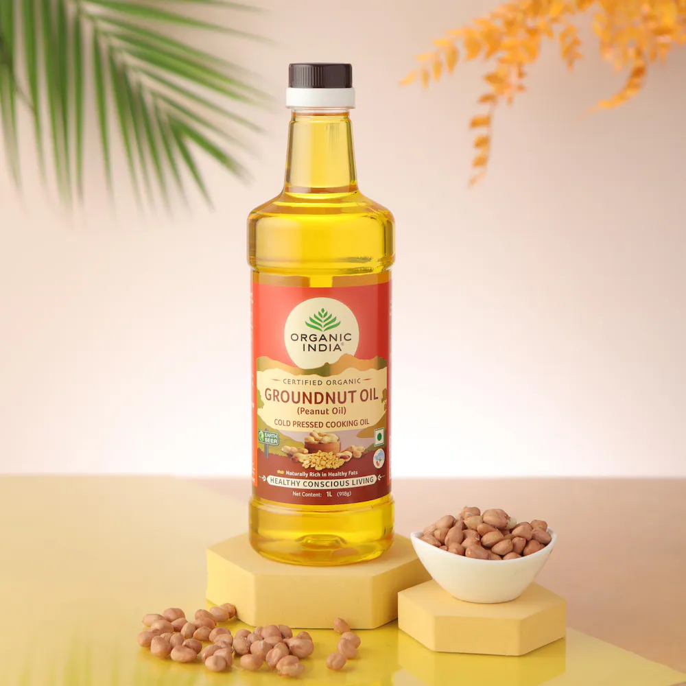  ORGANIC INDIA GROUNDNUT OIL PEANUT 1L NXTGEN SUPERMARKET SHOP NO 5A ZEONBUILDING BHAKTI PARKWADALA EAST MUMBAI