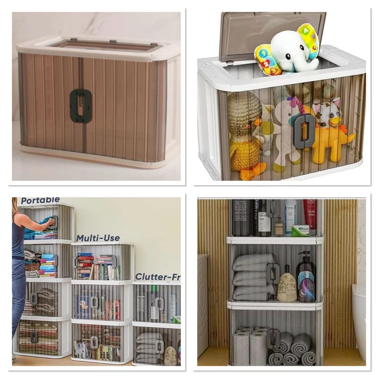 Multipurpose Modular Drawer Storage Rack | Kitchen & Home Essentials Organizer Storage Box Cabinet | Almira Set for Stationary, Kitchen, Cosmetic Shutter Cabinet-https://i-media.vyaparify.com/vcards/products/313422/product_1777127250_69eccf52e2210.webp Image