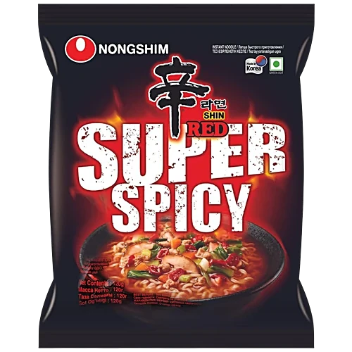  nongshim shin red super spicy noodles 120g NXTGEN SUPERMARKET SHOP NO 5A ZEONBUILDING BHAKTI PARKWADALA EAST MUMBAI