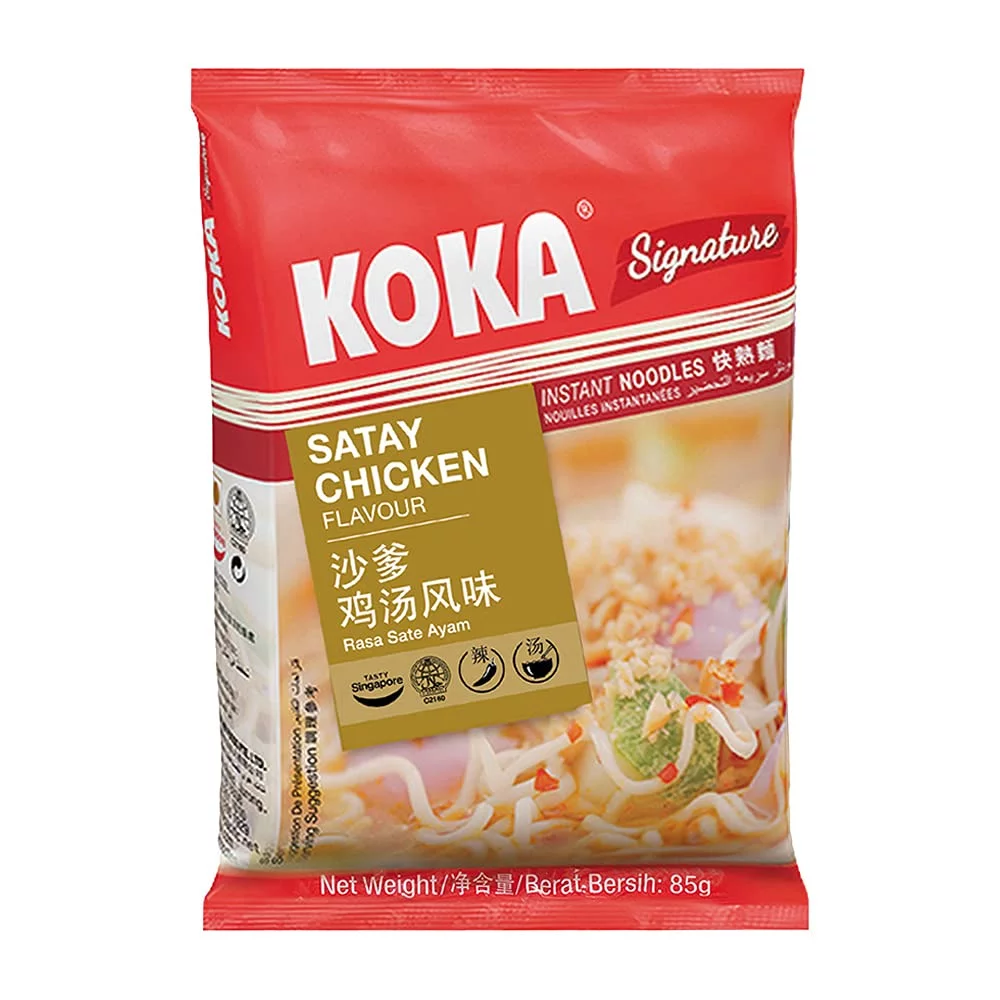  koka satay chicken flavour instant noodles 85g NXTGEN SUPERMARKET SHOP NO 5A ZEONBUILDING BHAKTI PARKWADALA EAST MUMBAI