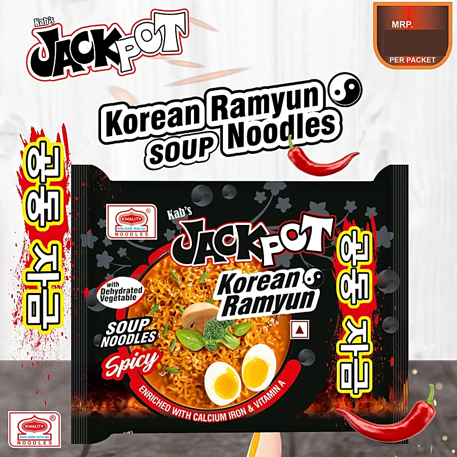  Jackpot Korean Ramyun Noodles 100gm NXTGEN SUPERMARKET SHOP NO 5A ZEONBUILDING BHAKTI PARKWADALA EAST MUMBAI