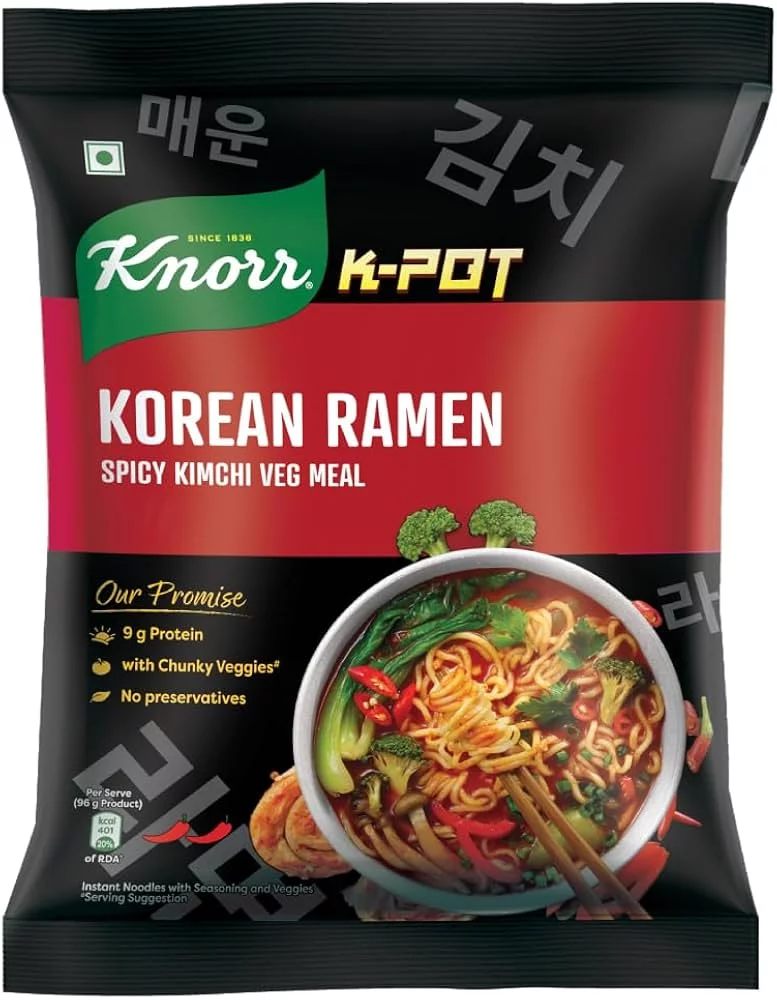  knorr k-pot korean ramen spicy kimchi veg meal 96g NXTGEN SUPERMARKET SHOP NO 5A ZEONBUILDING BHAKTI PARKWADALA EAST MUMBAI
