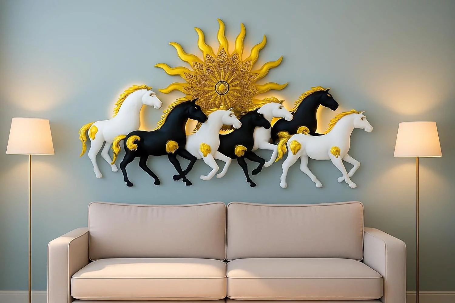 Golden Sun & Galloping Horses Metal Wall Art-https://i-media.vyaparify.com/vcards/products/313798/product_1778165687_69fca7b77a005.webp Image