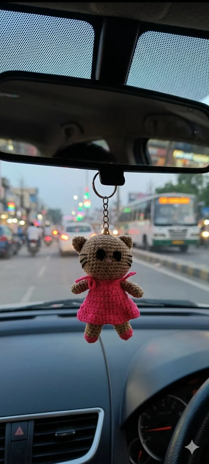Brown hello kitty keychain bag charm car dangler-https://i-media.vyaparify.com/vcards/products/313979/product_1778657025_6a04270181a69.webp Image