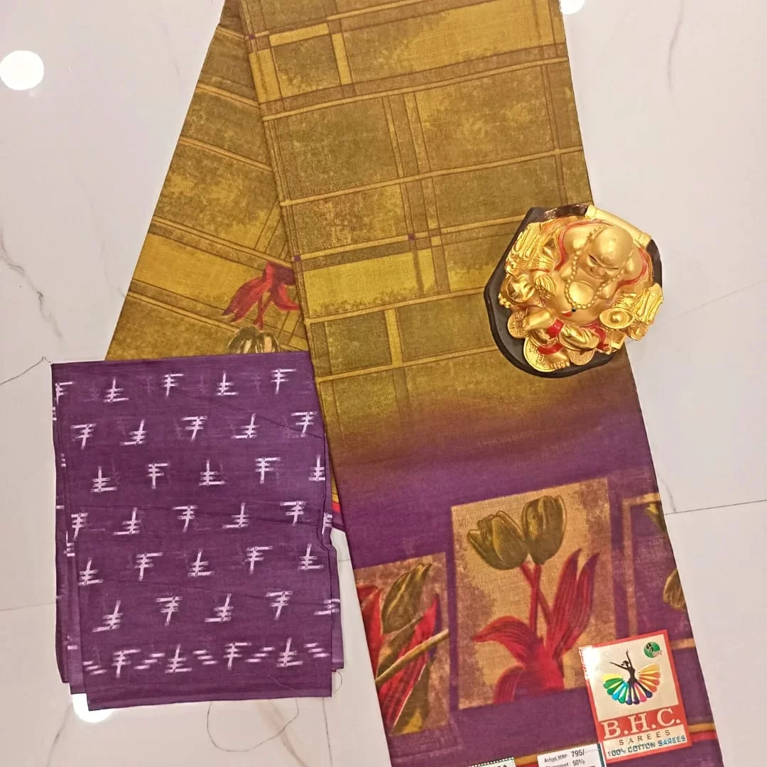  Cotton saree TriVastraa - Buy Silk Saree In Peerzadiguda Hyderabad, Telangana 500098, India