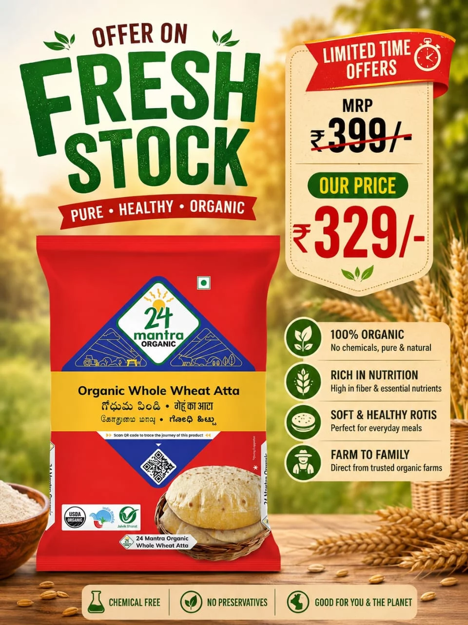  24 MANTRA ATTA NXTGEN SUPERMARKET SHOP NO 5A ZEONBUILDING BHAKTI PARKWADALA EAST MUMBAI