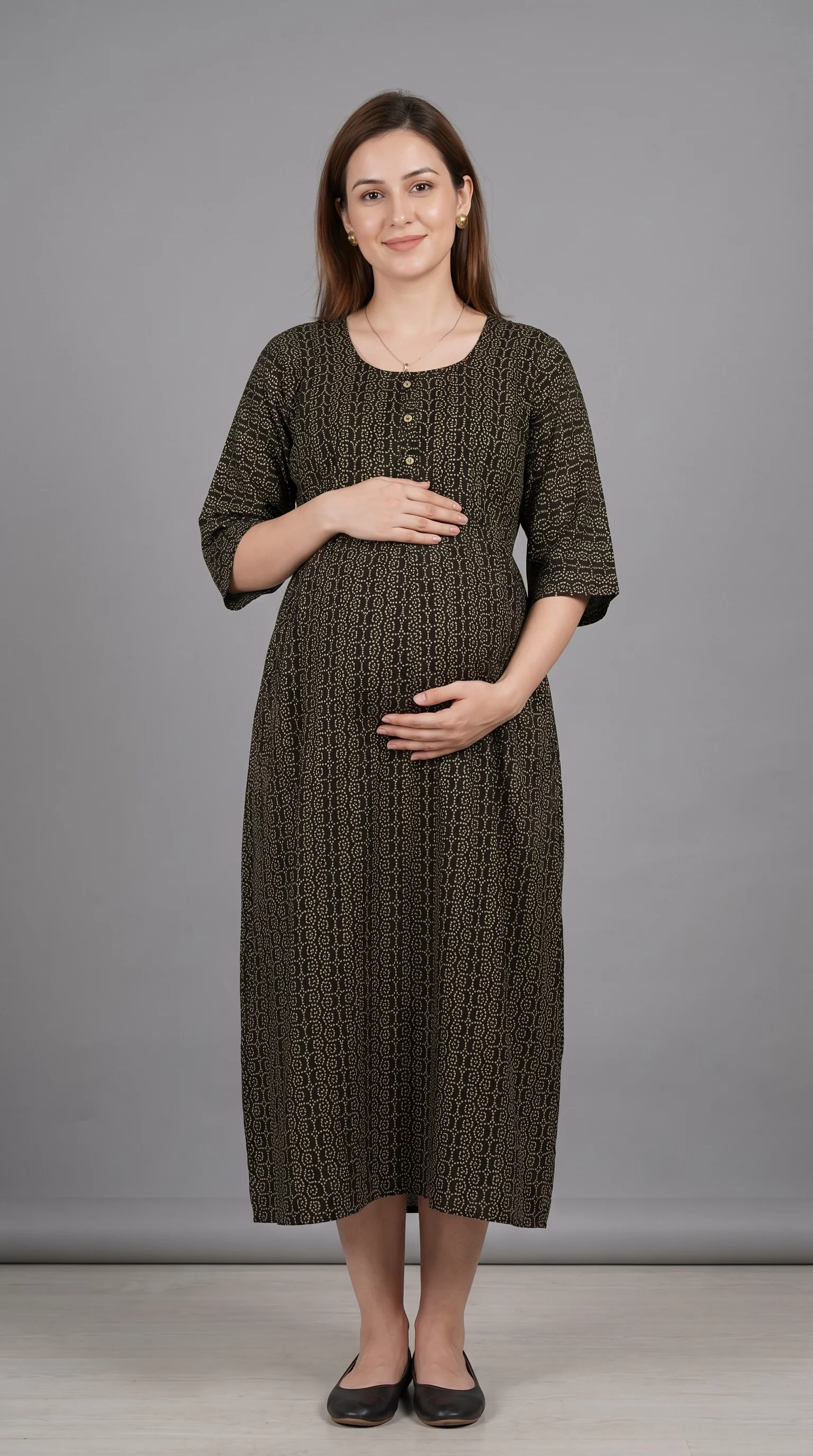 Feeding Umbral Gown (Mix Fabric) Aurangabad