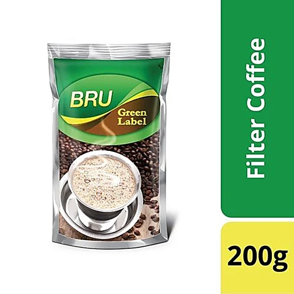  BRU GREEN LABEL 200G in Mumbai NXTGEN SUPERMARKET SHOP NO 5A ZEONBUILDING BHAKTI PARKWADALA EAST MUMBAI