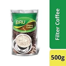  BRU GREEN LABEL 500G in Mumbai NXTGEN SUPERMARKET SHOP NO 5A ZEONBUILDING BHAKTI PARKWADALA EAST MUMBAI