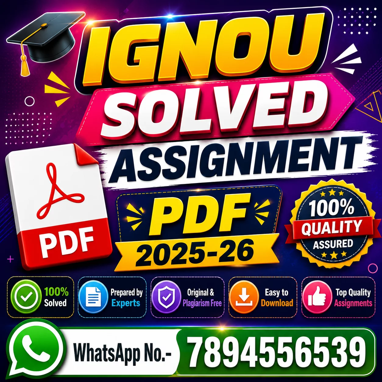  IGNOU Solved Assignment Pdf Learnmart.in (For IGNOU Students) Dhamanagar, Odisha 756117, India