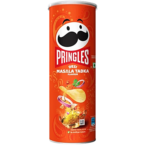  PRINGLES Desi Masala Tadka Flavors 102g Mumbai NXTGEN SUPERMARKET SHOP NO 5A ZEONBUILDING BHAKTI PARKWADALA EAST MUMBAI