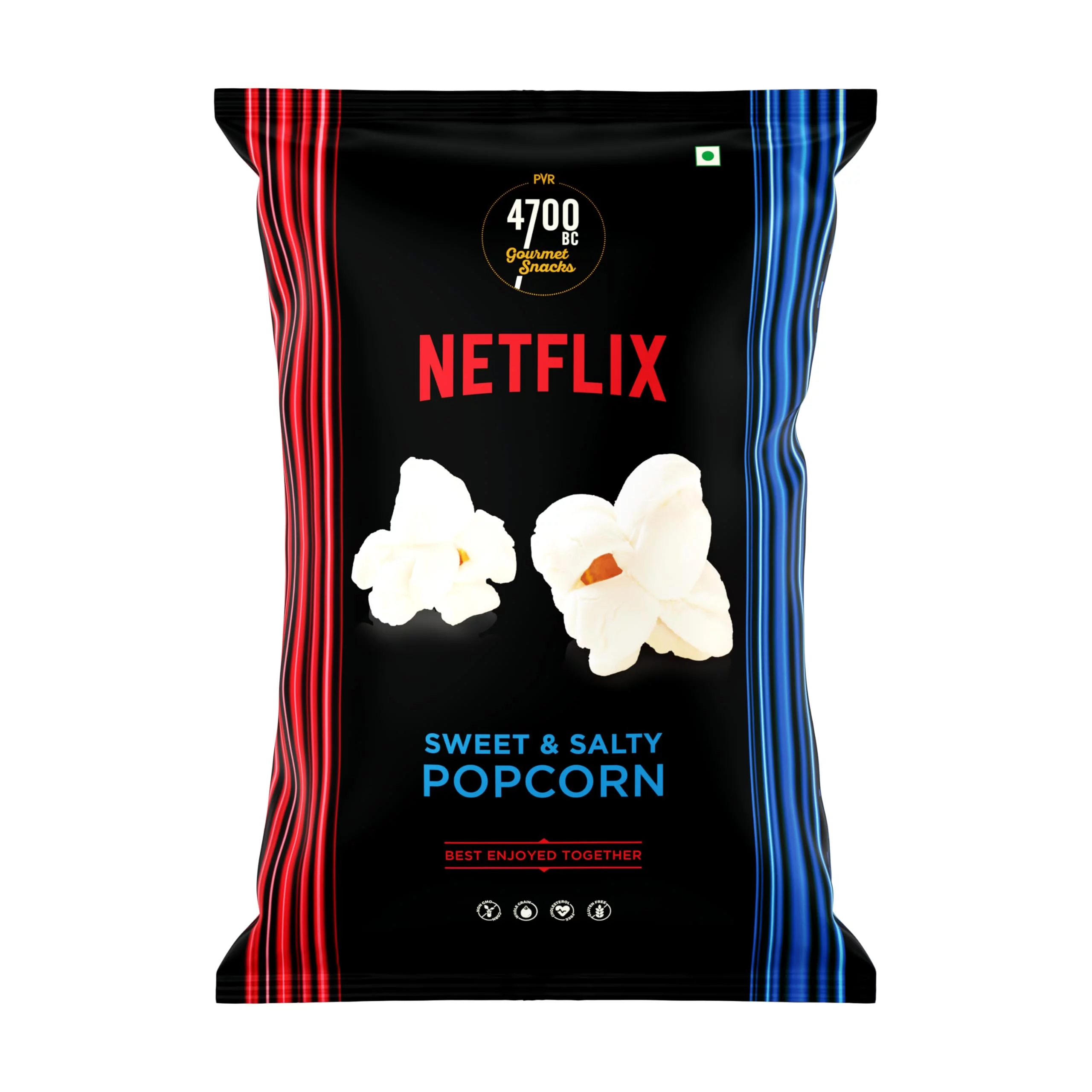  4700BC NETFLIX SWEET & SALTY POPCORN 60G Mumbai NXTGEN SUPERMARKET SHOP NO 5A ZEONBUILDING BHAKTI PARKWADALA EAST MUMBAI