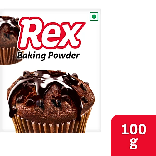  REX BAKING POWDER 100G in Mumbai NXTGEN SUPERMARKET SHOP NO 5A ZEONBUILDING BHAKTI PARKWADALA EAST MUMBAI