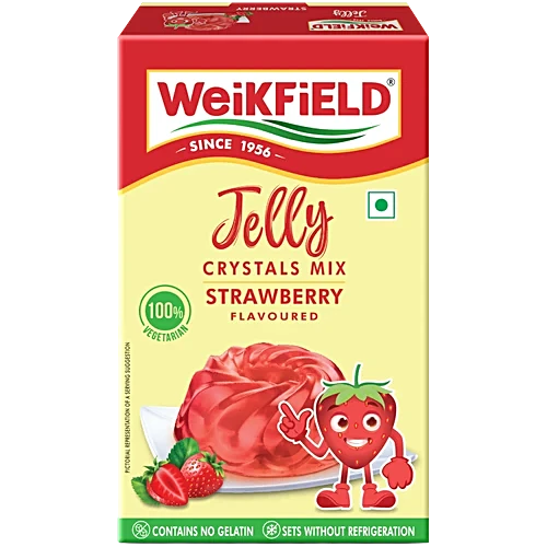  WEIKFIELD JELLY CRYSTALS MIX STRAWBERRY FLAVOURED 90G Mumbai NXTGEN SUPERMARKET SHOP NO 5A ZEONBUILDING BHAKTI PARKWADALA EAST MUMBAI