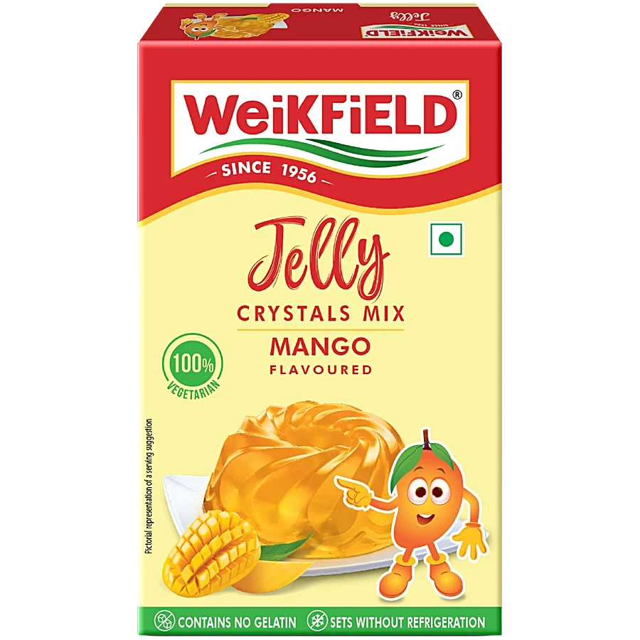  WEIKFIELD JELLY CRYSTALS MIX MANGO FLAVOURED 90G Mumbai NXTGEN SUPERMARKET SHOP NO 5A ZEONBUILDING BHAKTI PARKWADALA EAST MUMBAI