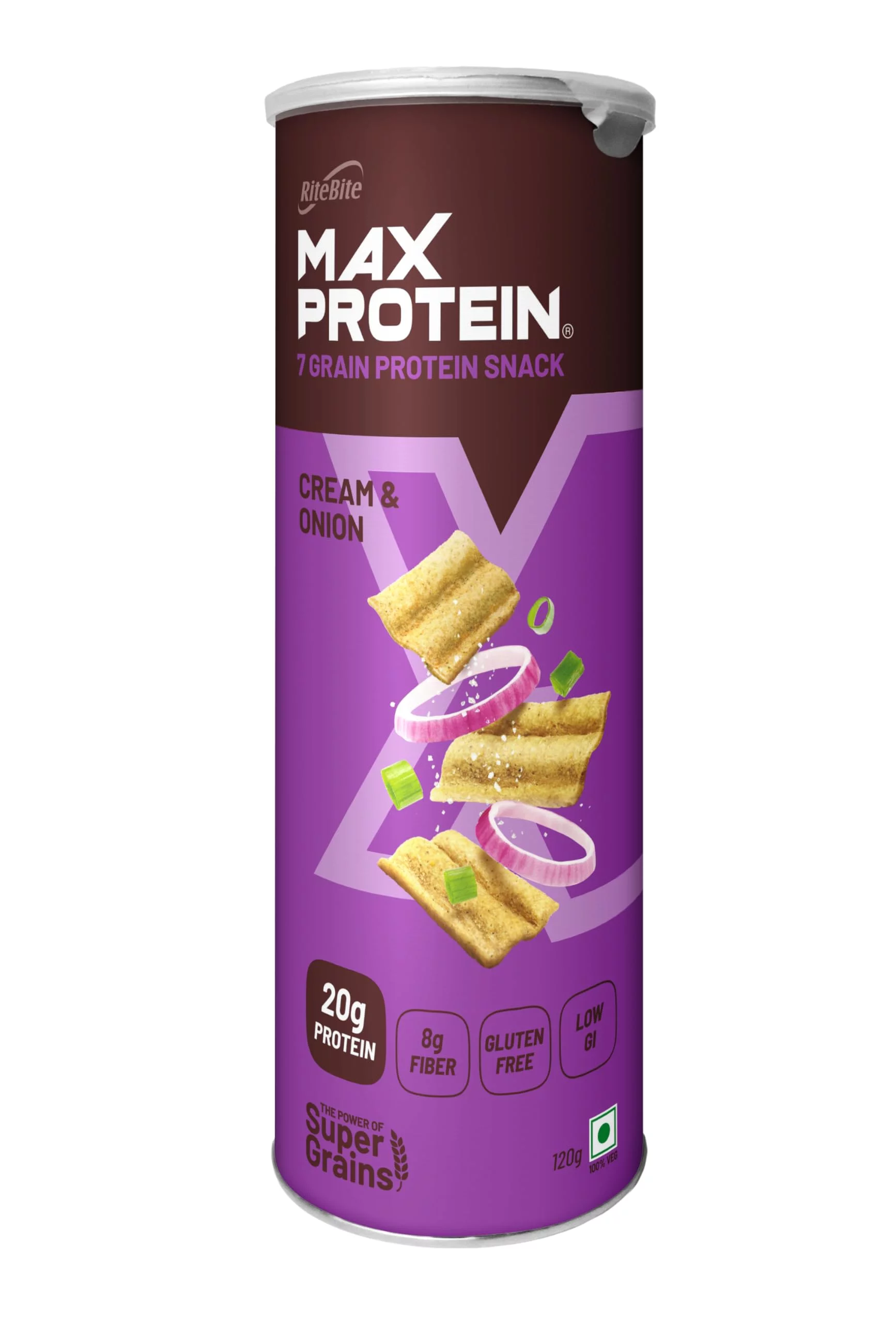 Ritebite Max Protein Chips - Cream & Onion Mumbai NXTGEN SUPERMARKET SHOP NO 5A ZEONBUILDING BHAKTI PARKWADALA EAST MUMBAI