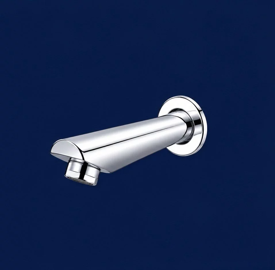 S/L Diverter Plain Spout with Wall Flange Surat Prince Metal Industries - Bath Fittings Accessories In Adajan Surat Surat, Gujarat 395009, India