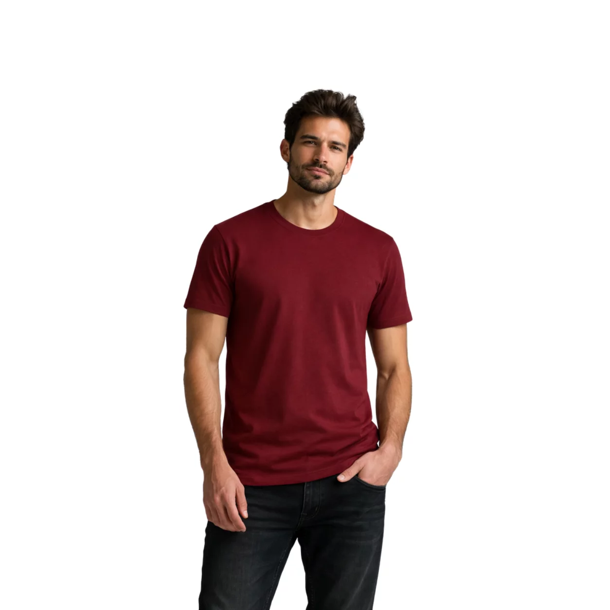 Crew Neck T-Shirt-https://i-media.vyaparify.com/vcards/products/315008/product_6a2da8e2df06f9.85194725.webp Image