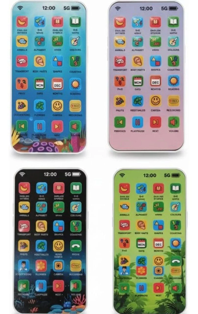 Educational Phone Toy for  2-12 Years Kids Rechargeable 24 Modes Talking Baby Smart Phone Mobile Toy for Boys Girls Christmas Gift Birthday Surprise-https://i-media.vyaparify.com/vcards/products/315034/product_1781445219_6a2eb263c161a.webp Image