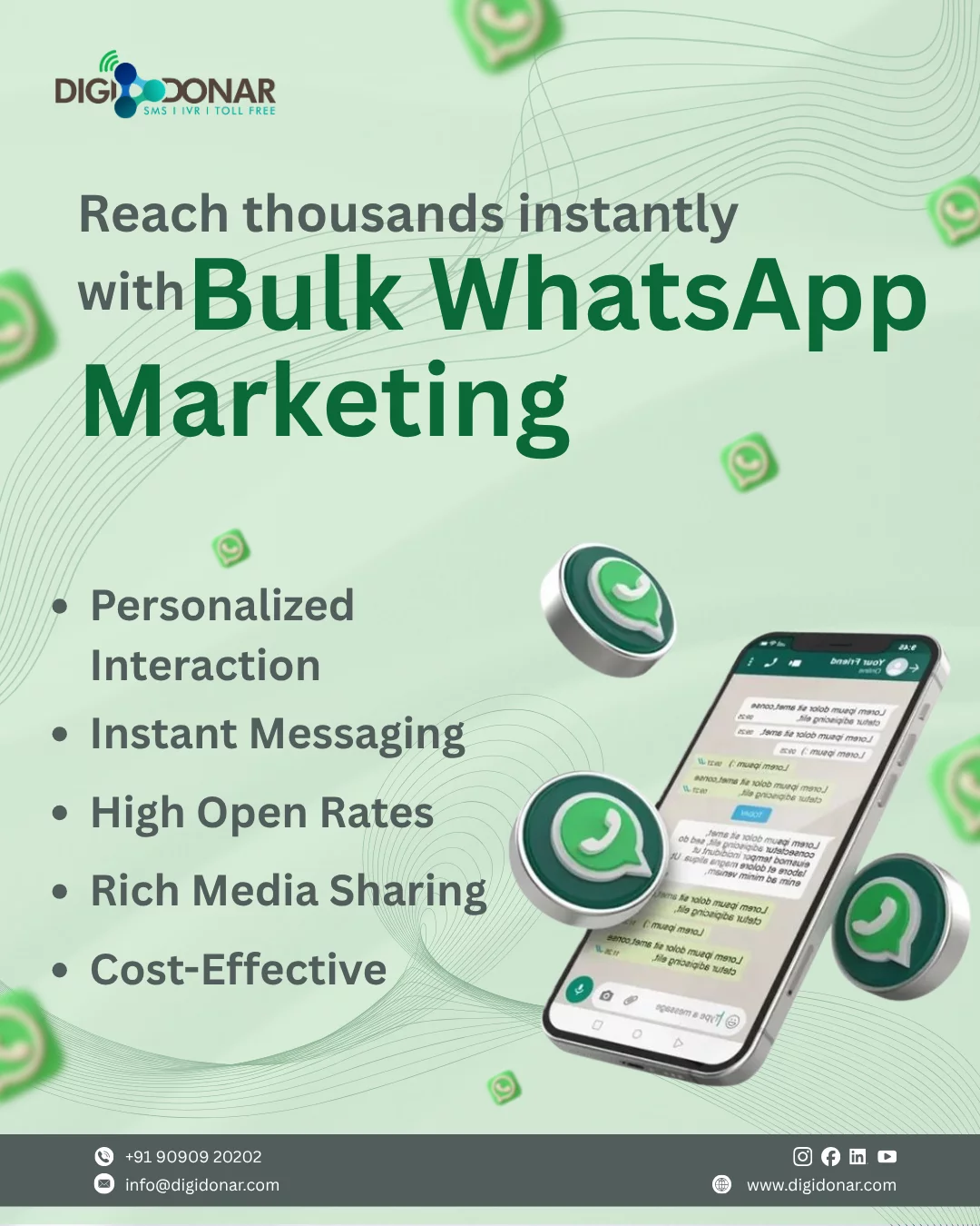 Bulk SMS Service in Lucknow product image