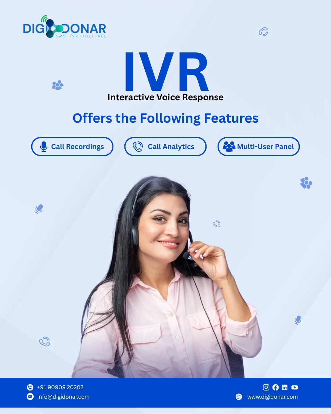 IVR Number in Lucknow | DigiDonar TeleServices product image