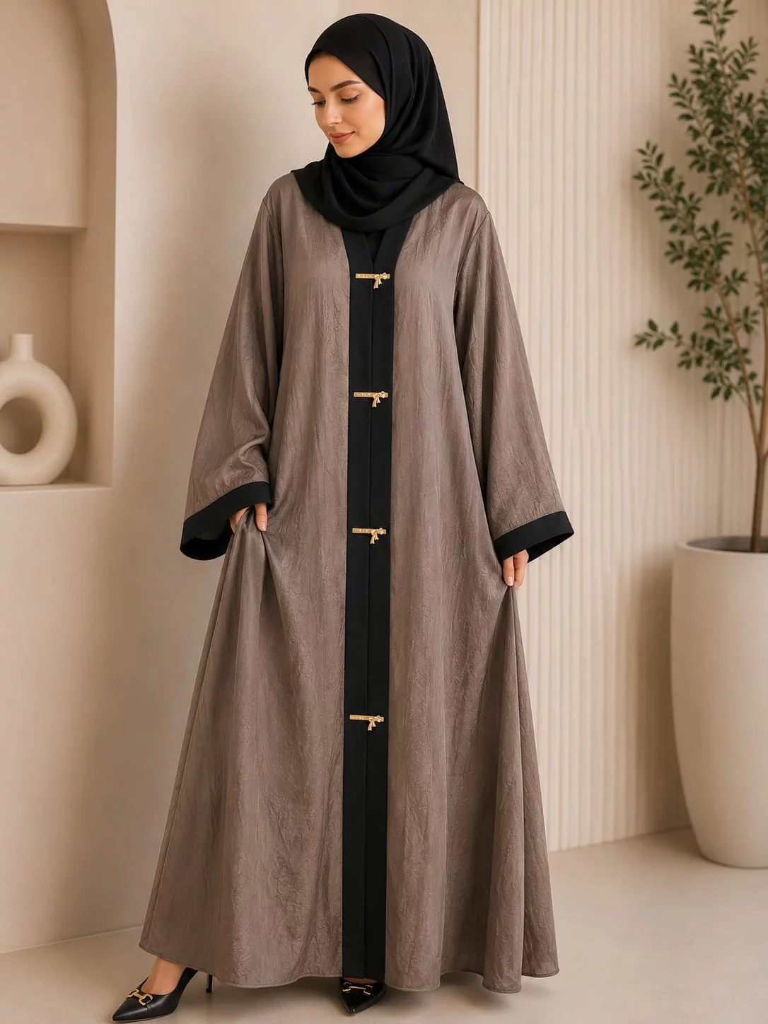 Elegant Two-Tone Abaya in Vasai-https://i-media.vyaparify.com/vcards/products/315088/product_1781699762_6a3294b220bfe.webp Image