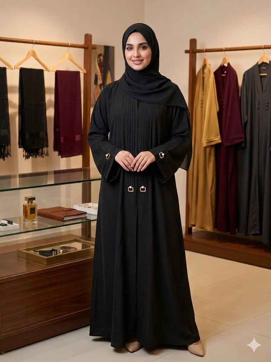 Premium Black Pleated Abaya in Vasai-https://i-media.vyaparify.com/vcards/products/315092/product_1781700265_6a3296a90fb4c.webp Image