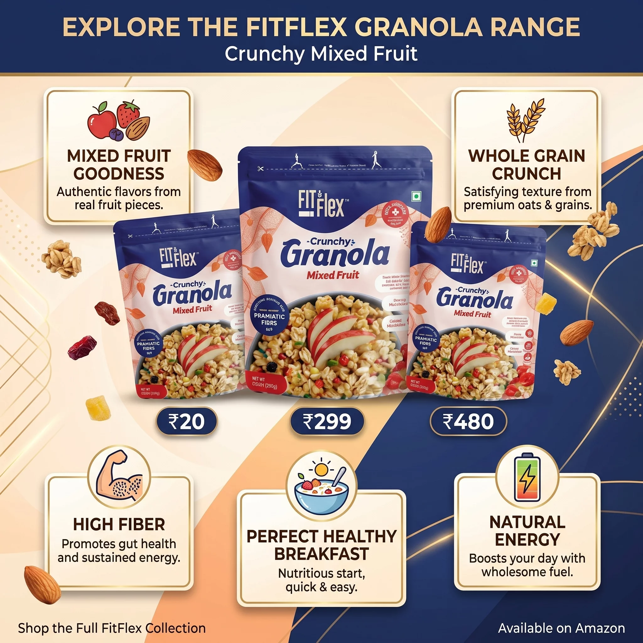 Fit and Flex Crunchy Granola Mixed Fruit Bengaluru-https://i-media.vyaparify.com/vcards/products/315144/product_1781846926_6a34d38e39740.webp Image
