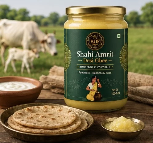Batra Dairy Farm Premium Desi Ghee – 1L Kera Khera product image