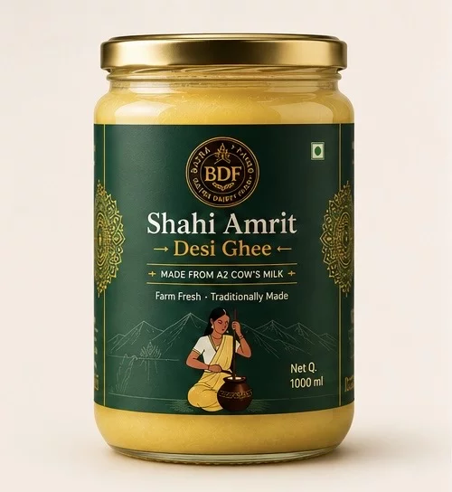 Batra Dairy Farm Premium Desi Ghee – 1L Kera Khera product image