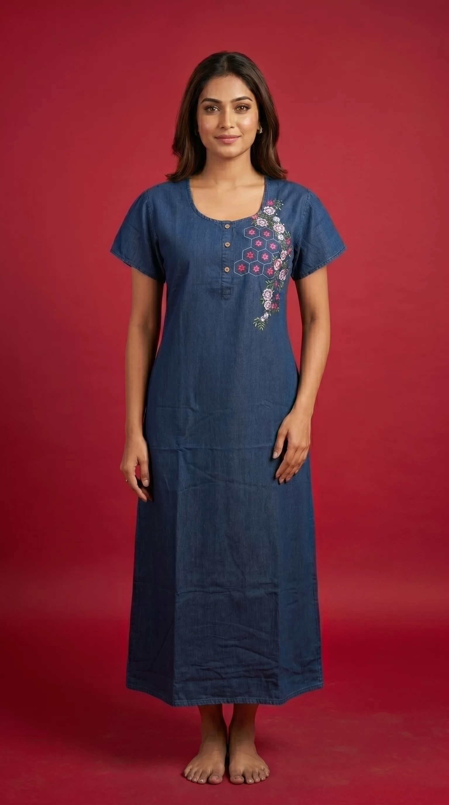 Denim Gown in Achalpur-https://i-media.vyaparify.com/vcards/products/315328/product_1782134818_6a393822abf51.webp Image