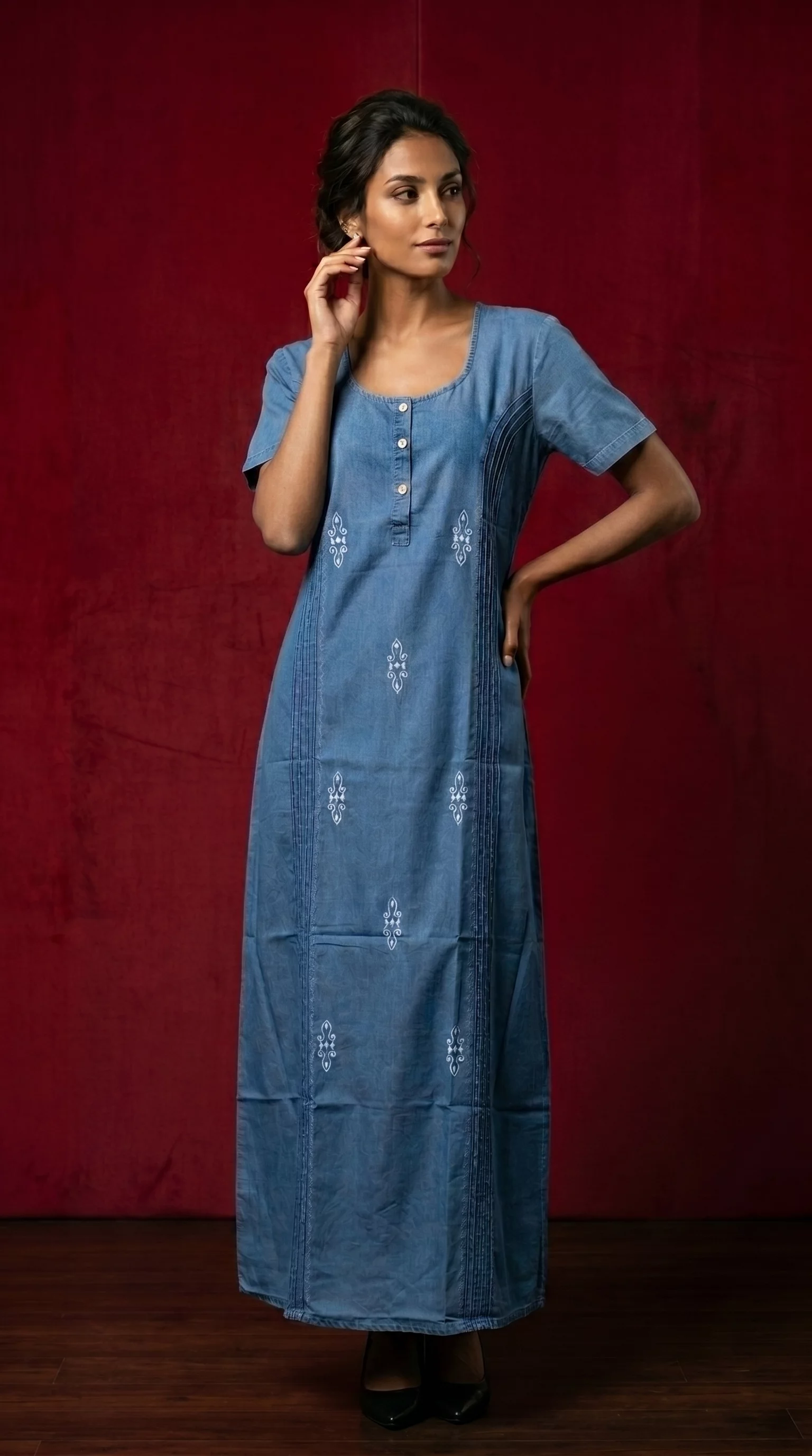Denim Gown in Achalpur - Stylish Choice-https://i-media.vyaparify.com/vcards/products/315334/product_1782135780_6a393be4ec3ae.webp Image