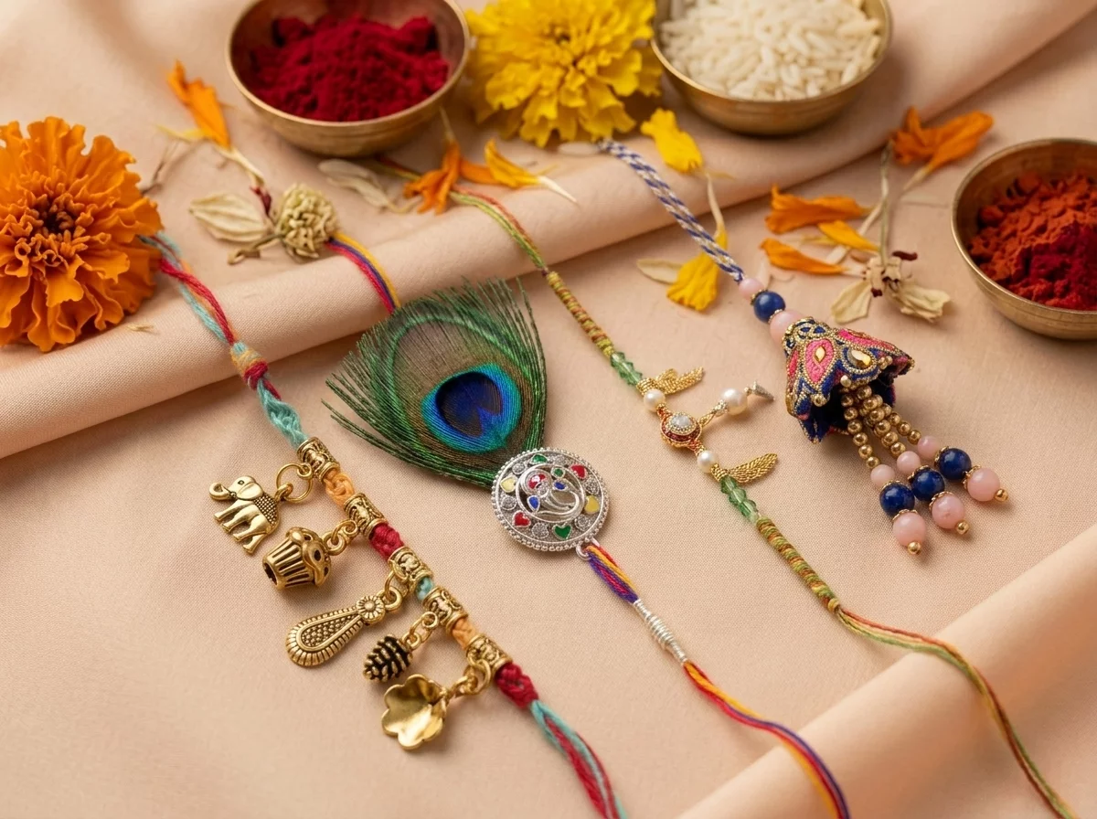 Premium Designer Rakhi Combo - Pack of 4 product image