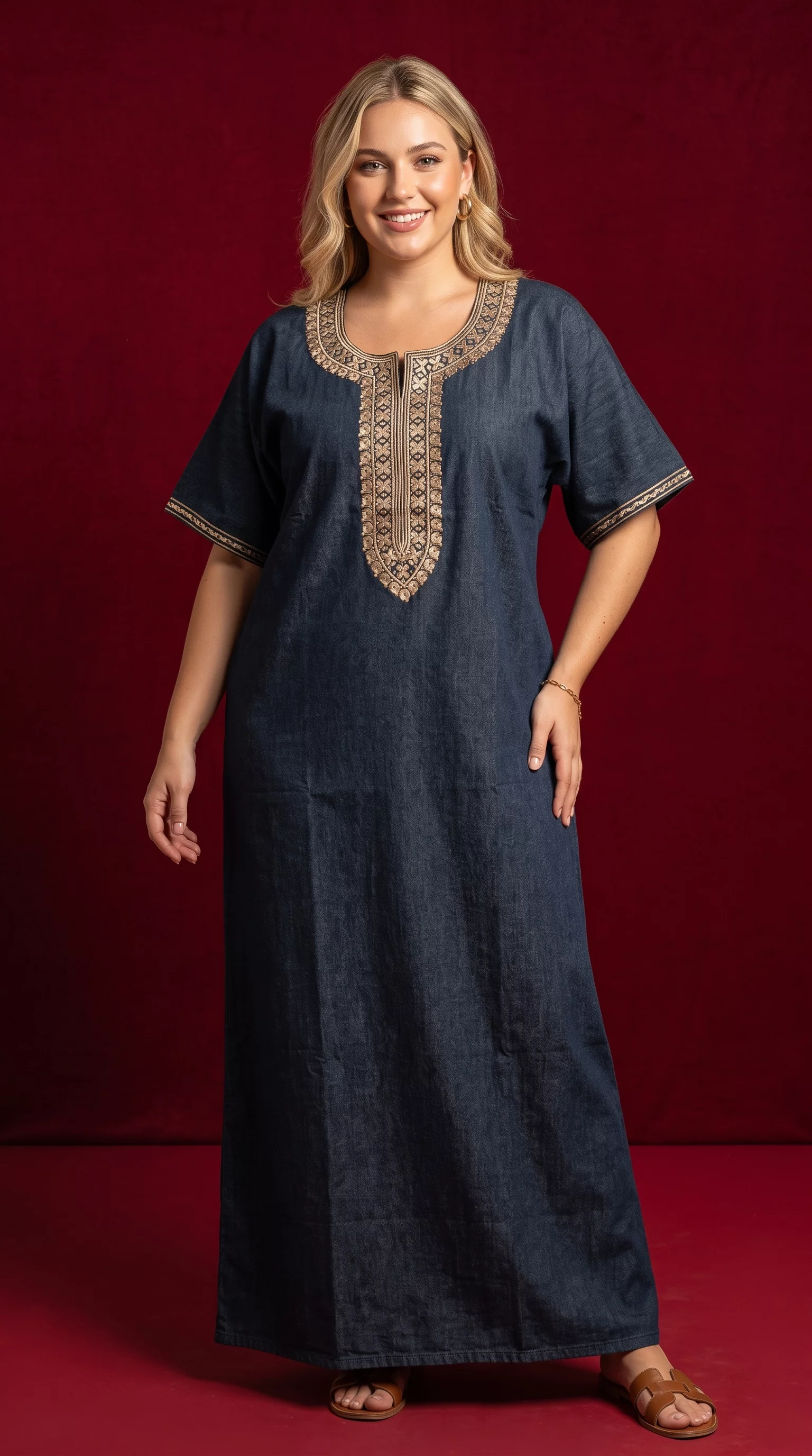 Mix Fabric Gown in Achalpur | Radhaswami Gown House product image
