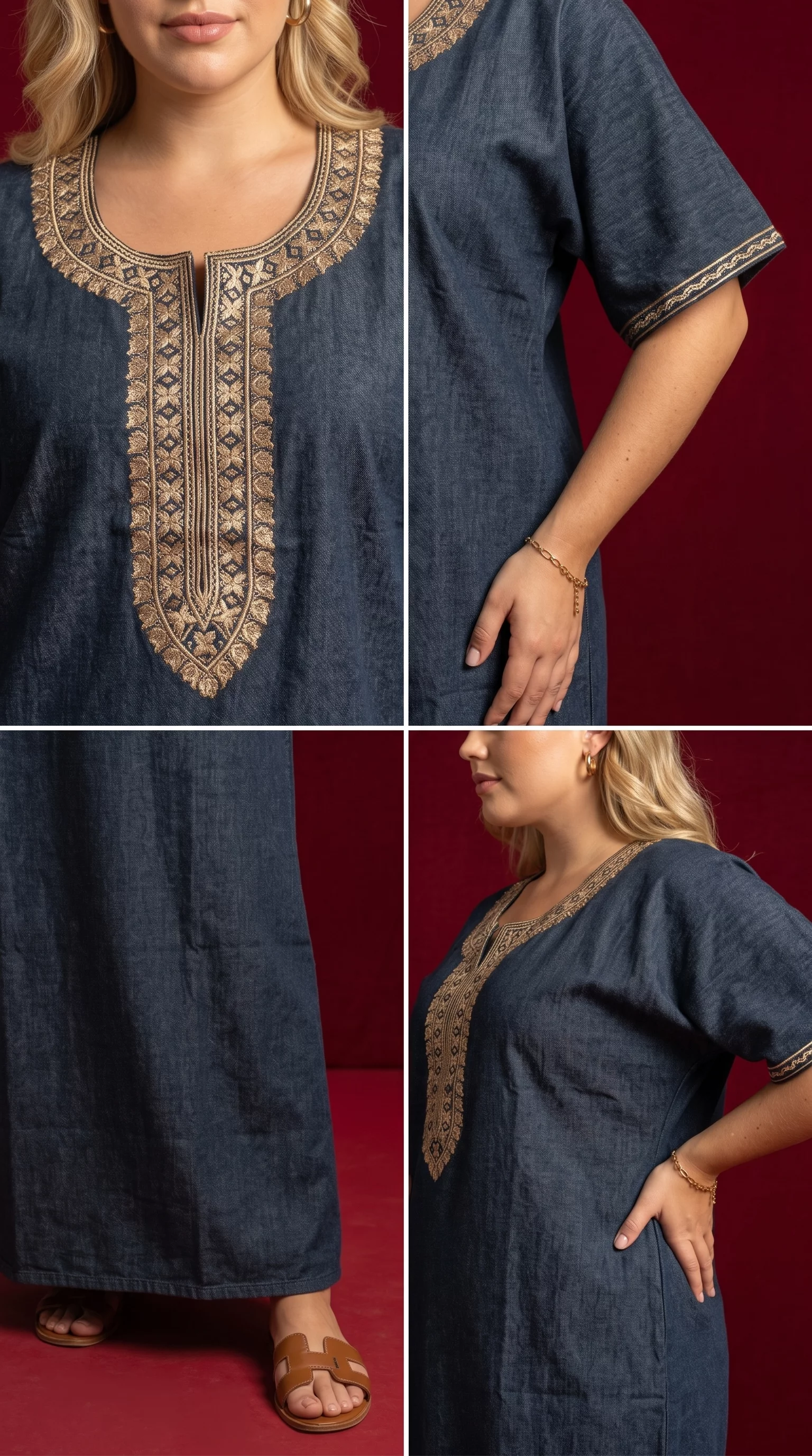 Mix Fabric Gown in Achalpur | Radhaswami Gown House product image