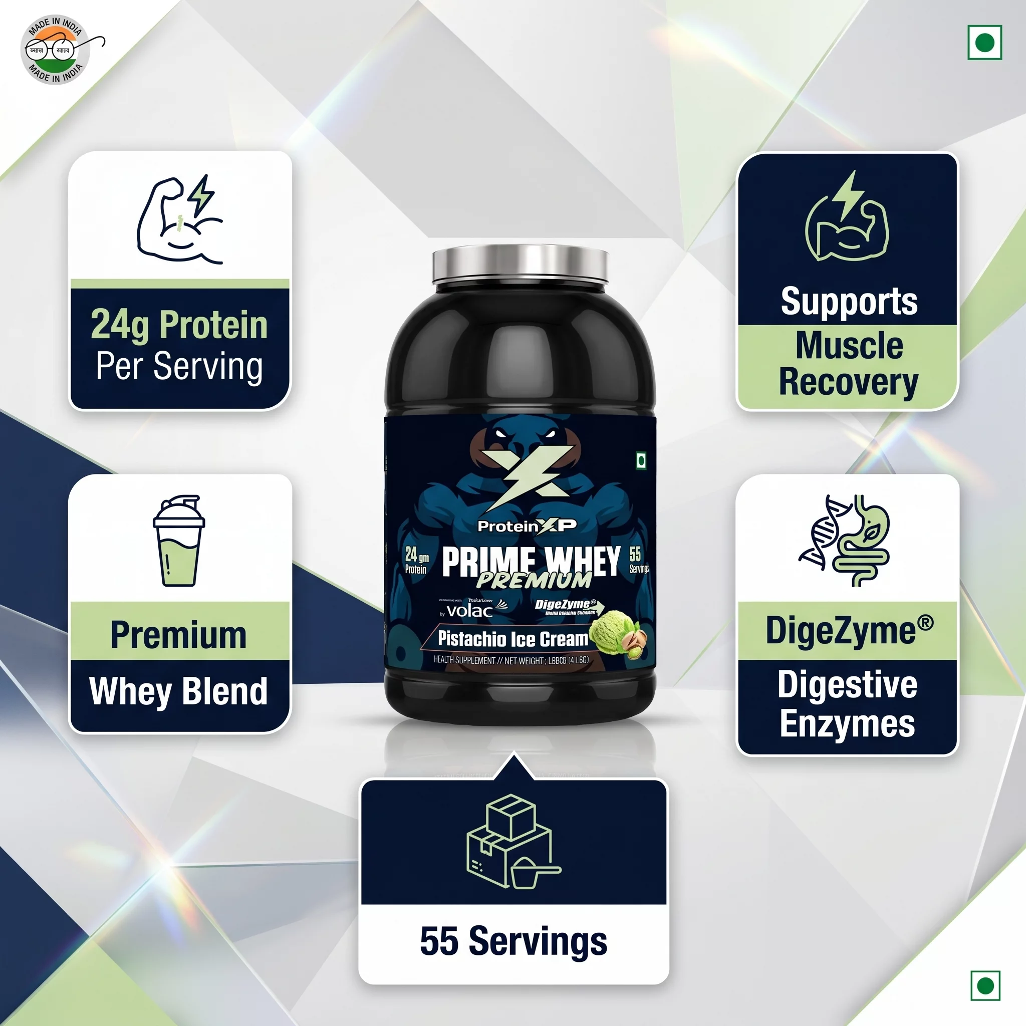 PRIME WHEY PREMIUM-PISTACHIO ICE CREAM in Bengaluru product image