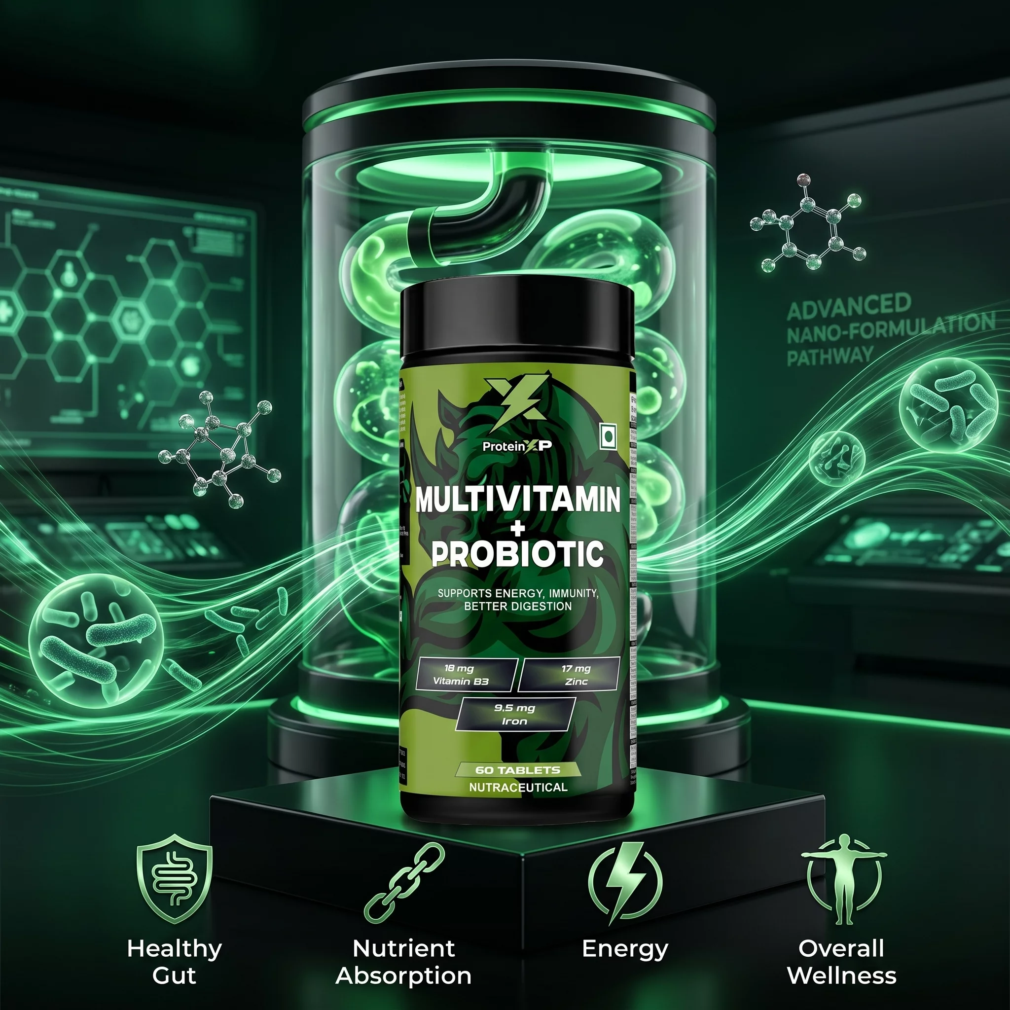 MULTIVITAMIN+ PROBIOTIC in Bengaluru | Integrity Square product image