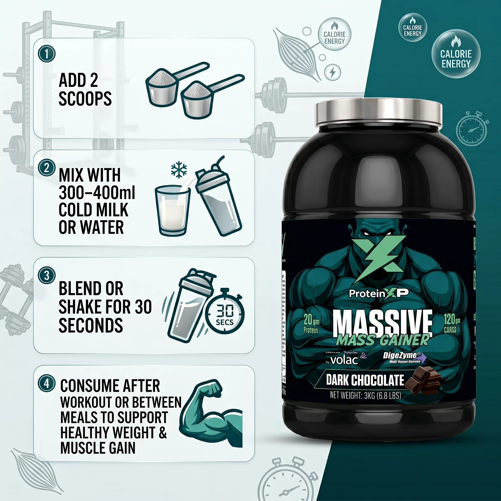 XF ANABOLIC BULK MASS-CHOCOLATE MOUSSE in Bengaluru product image