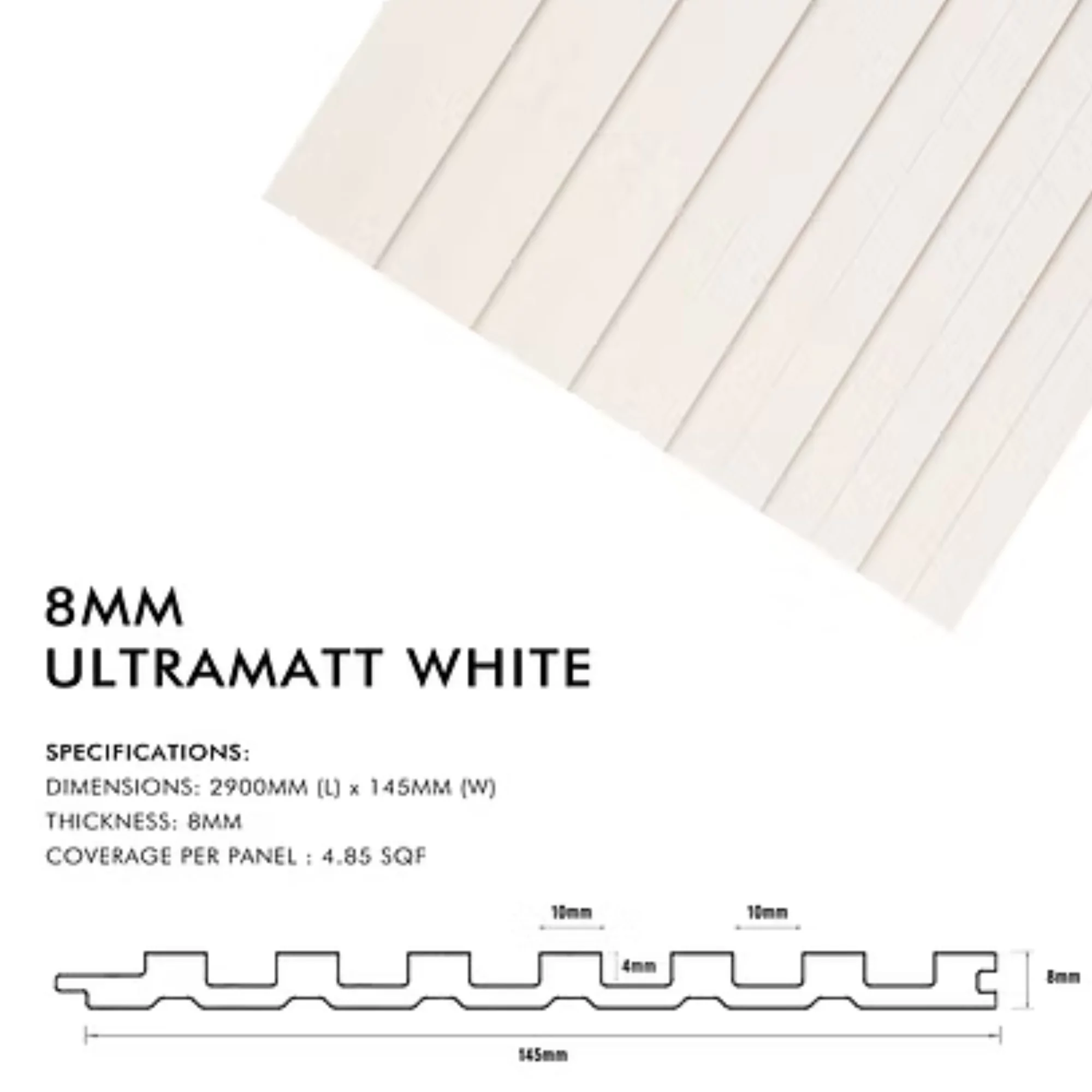 WPC FLUTE 8 MM in Akola | VIJAY INTERIO product image