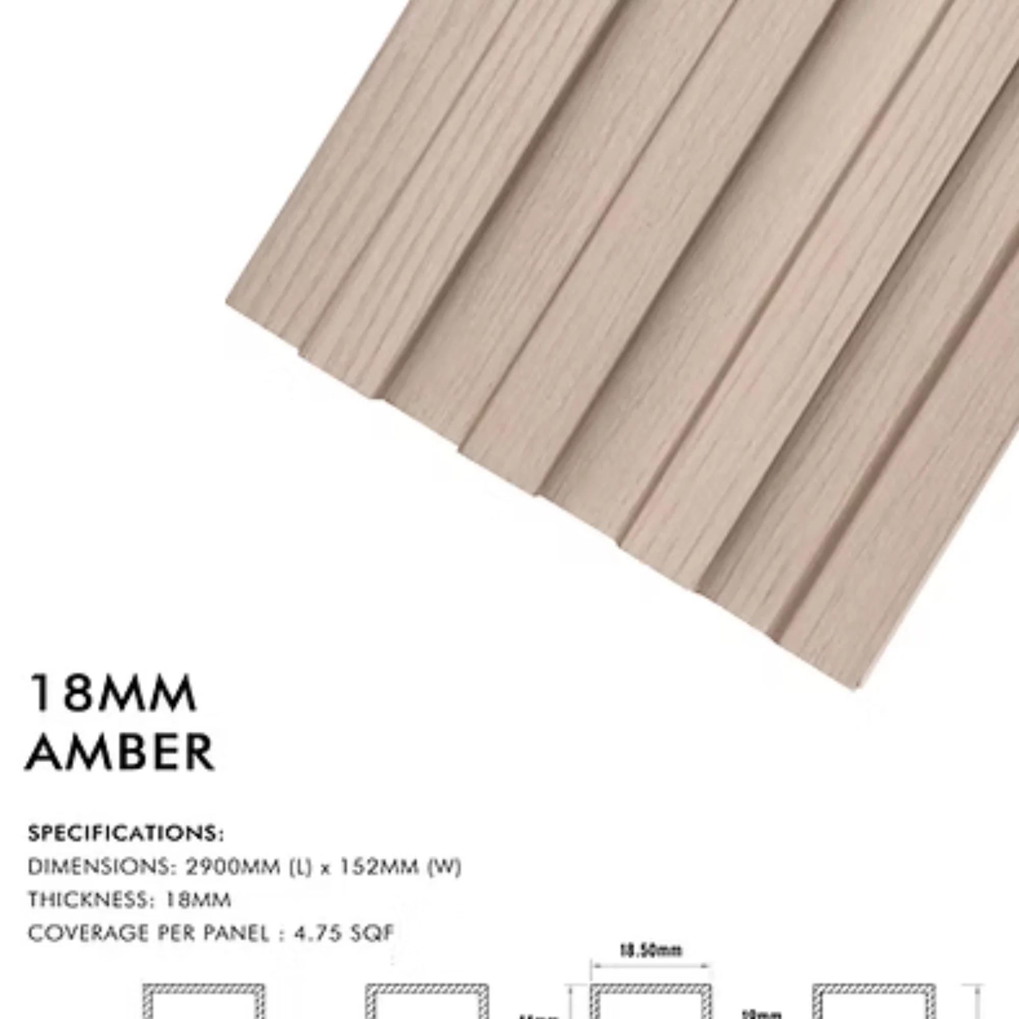 WPC FLUTE 18 MM in Akola | VIJAY INTERIO product image