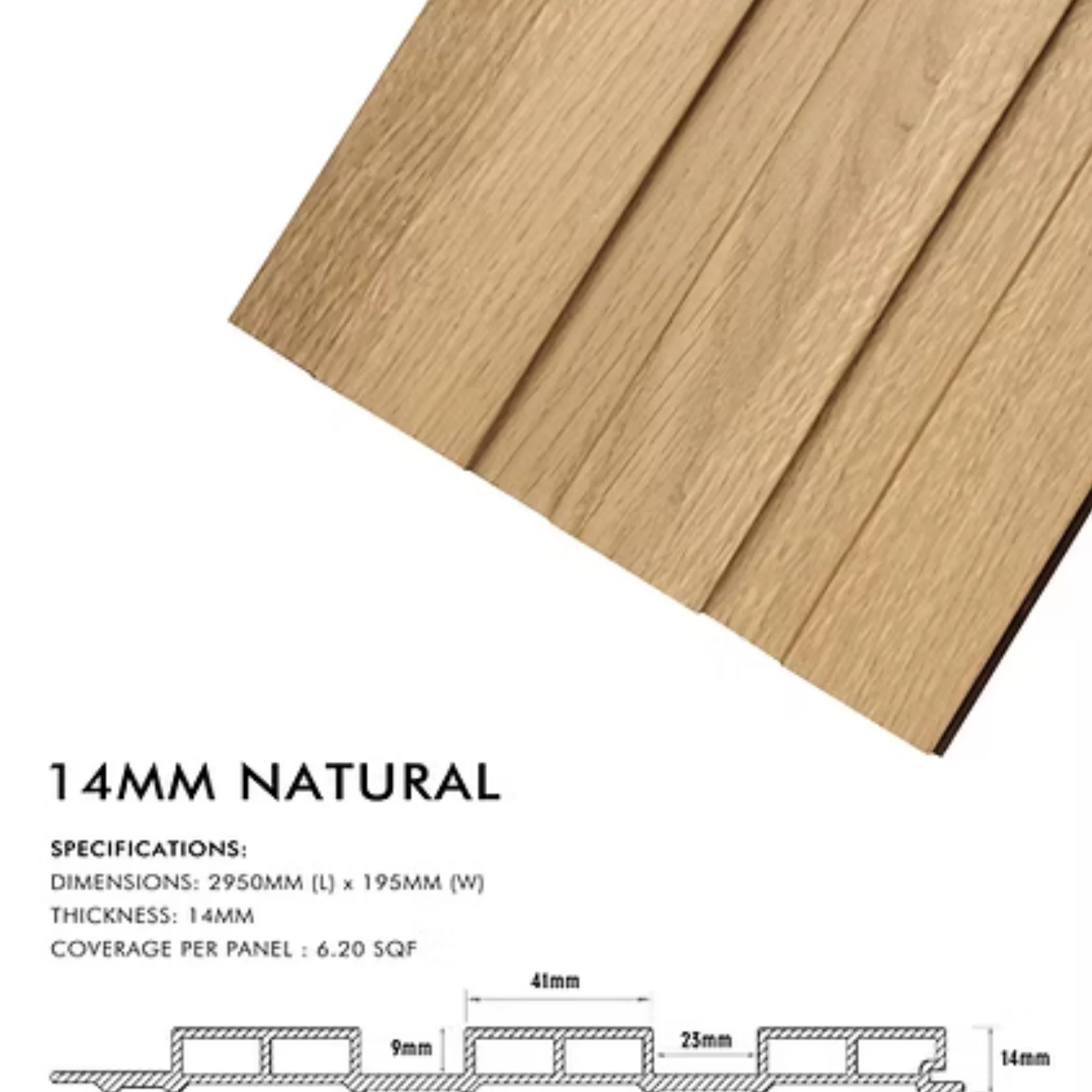 WPC FLUTE 14MM in Akola | VIJAY INTERIO product image