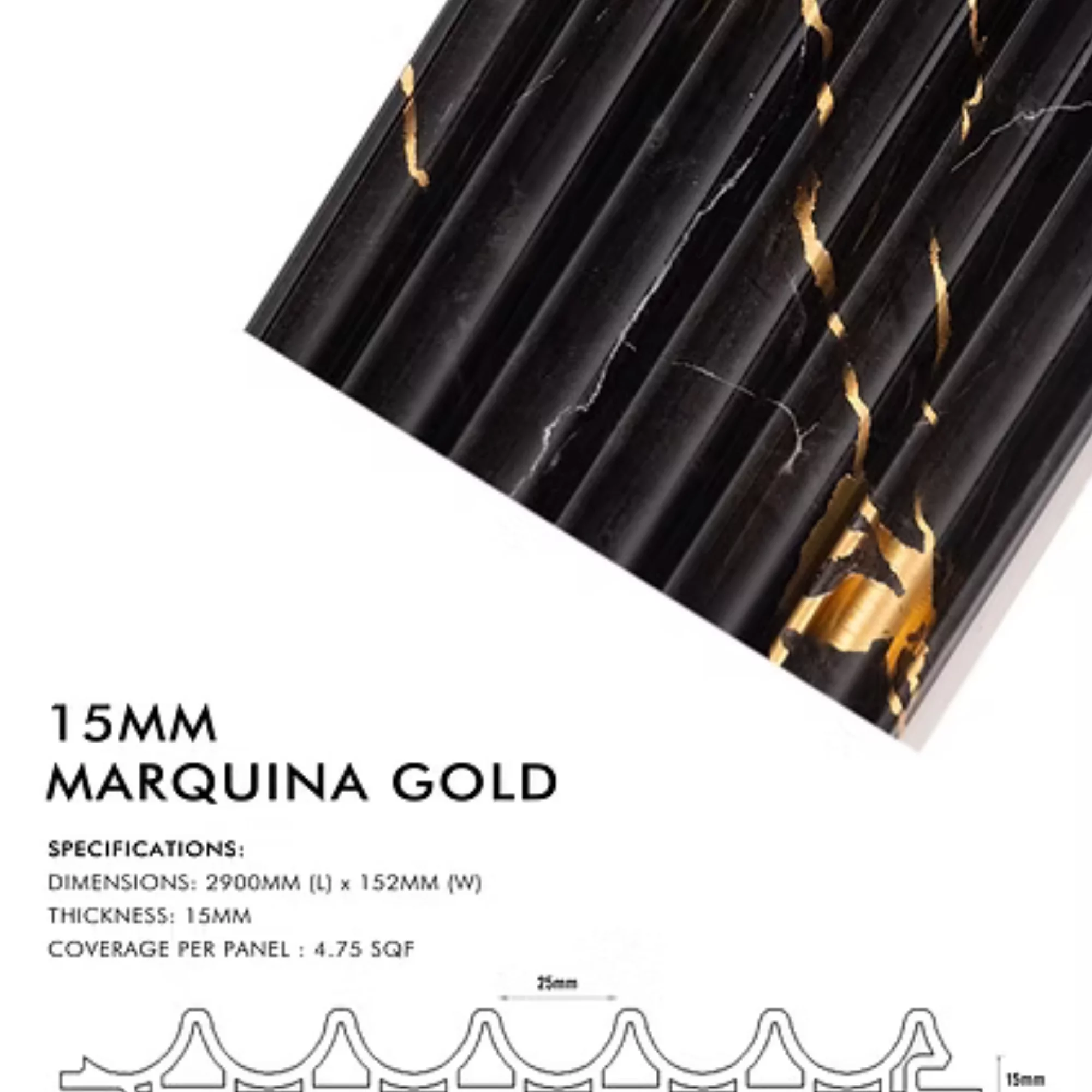 WPC FLUTE 15MM in Akola | VIJAY INTERIO product image