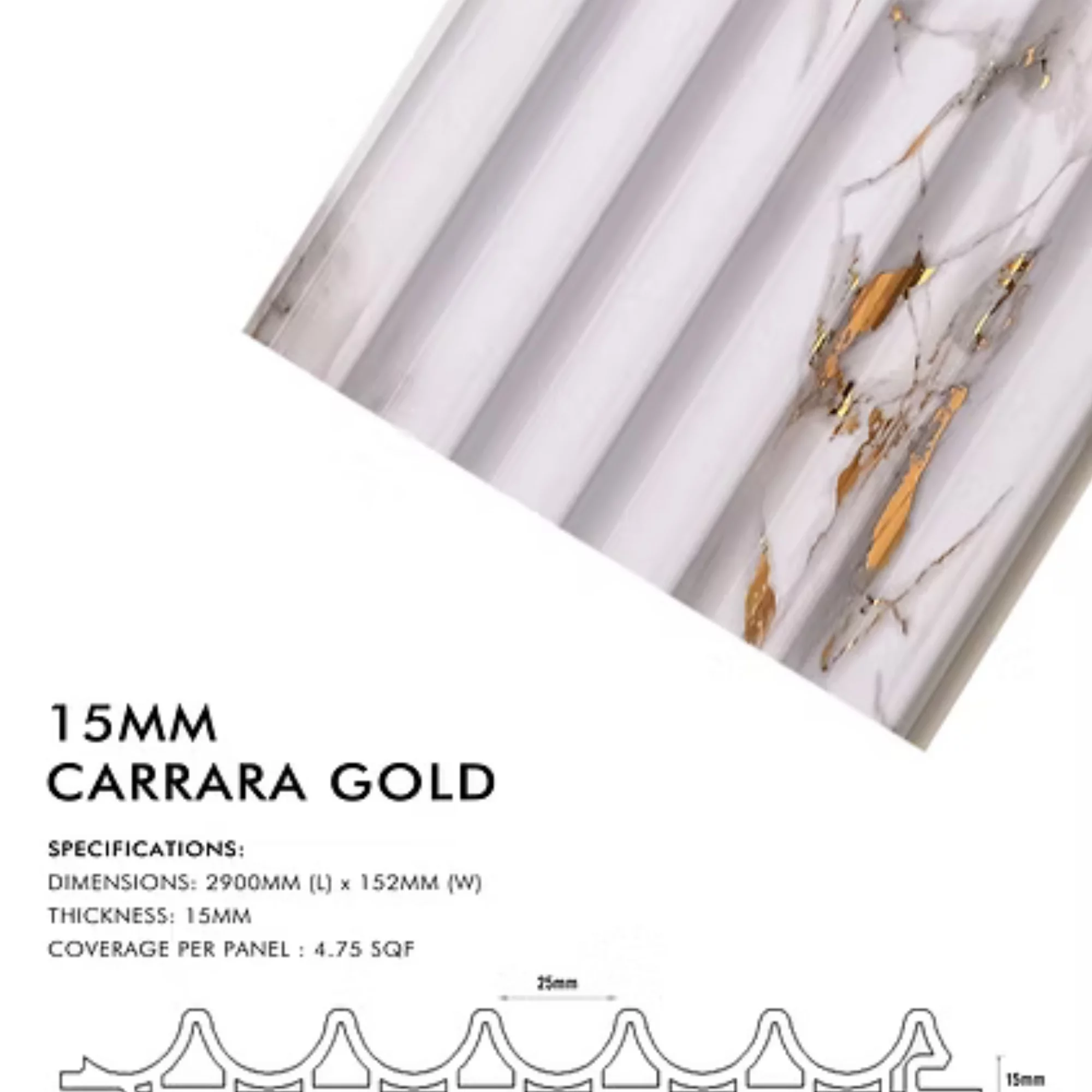 WPC FLUTE 15MM in Akola | VIJAY INTERIO product image