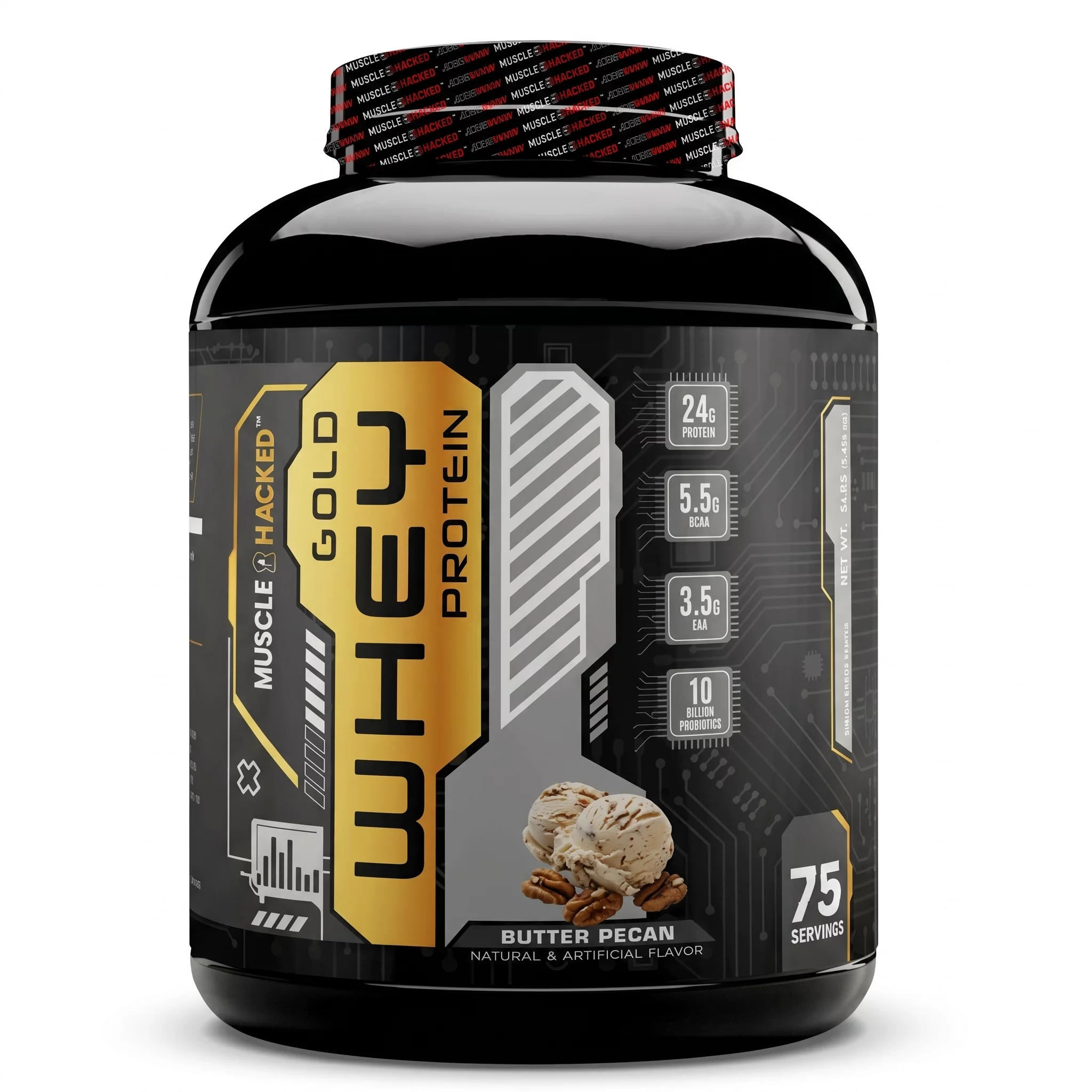Gold Whey Protein-Butter Pecan-75 Serving in Bengaluru product image