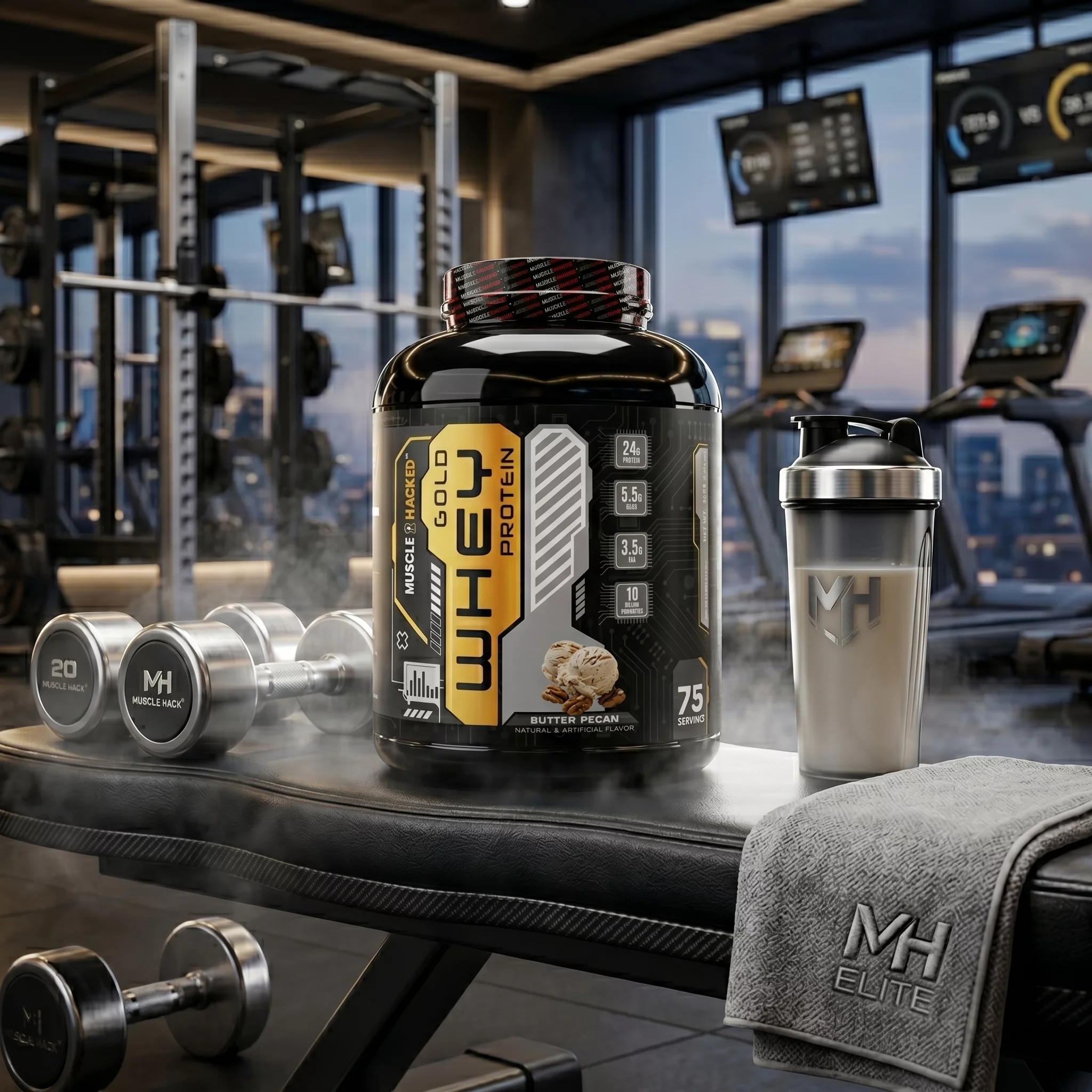 Gold Whey Protein-Butter Pecan-75 Serving in Bengaluru product image