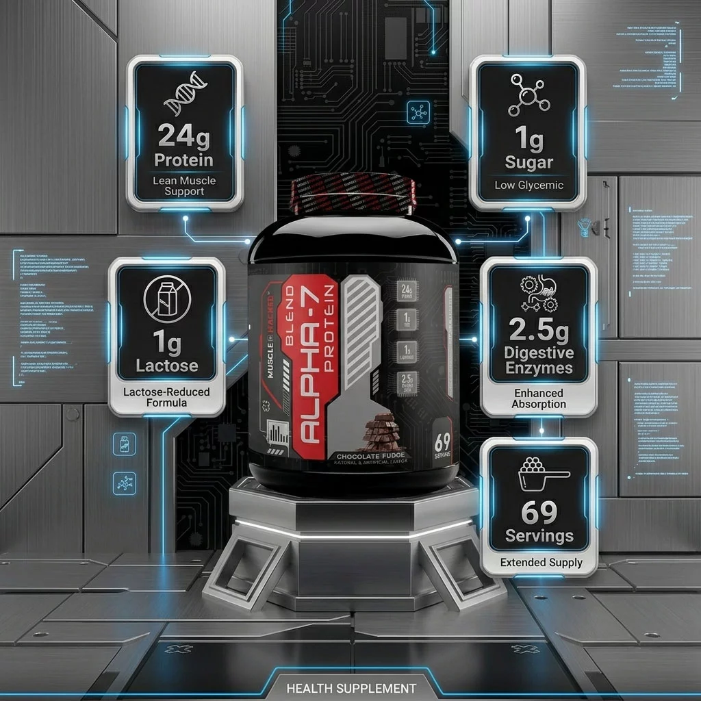 BLEND ALPHA-7 PROTEIN-CHOCOLATE FUDGE product image
